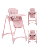 BeBelissimo Kinderhochstuhl, Babystuhl, Kombihochstuhl - Bon Appetit in Rosa