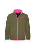 Trollkids 3 in 1 Jacke "Bryggen" in Marine/Dunkle Olive/Hellmagenta