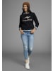Kangaroos Sweatshirt in schwarz-leo