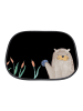 Mr. & Mrs. Panda Auto Sonnenblende Otter Stein ohne Spruch in Schwarz