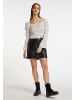 myMo ROCKS Damen Longsleeve in Wollweiss