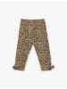 KOTON LEGGINGS in Beige Gemustert