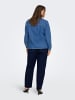 ONLY Carmakoma Jeanshemd in Medium Blue Denim