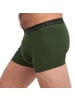 Bamboo Basics Boxershort 3er Pack in Schwarz/Grau/Grün