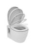 Ideal Standard WC-Set mit Absenkautomatik Connect 54,5 x 36,5 x 34 cm weiß in weiß