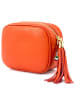 Florence Florence Umhängetasche Leder orange ca. 21cm
