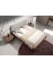 Angel Cerdá Polsterbett 7177 in Grau / Walnuss – (B)172 x (H)217 x (T)98 cm