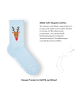 von Jungfeld Tennissocken Kids mit Weihnachtsmotiven in Rudolph - Light Blue