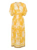 SAINT TROPEZ Kleid RashedaSZ Gerade Passform in Golden Apricot Flower Bouquet