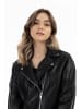 DreiMaster Damen Lederjacke in Schwarz