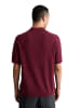 Marc O'Polo DENIM Strick-Poloshirt relaxed in Merlot Red