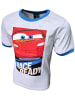 Disney Cars 2er-Set: T-Shirt Disney Cars Lightning McQueen in Weiß-Grau