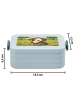 Mr. & Mrs. Panda Bento Box Hund Entspannen Design ohne Spruch in Blau Pastell