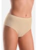 Teyli 3er Pack: Hohe Taille Baumwollslip Classico in beige