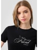 QS T-Shirt  in  99D0_schwarz