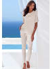 s.Oliver Pyjamahose in beige-meliert
