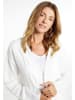 usha WHITE LABEL Damen Long Cardigan in Weiss