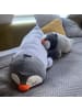 UNUS Seitenschläferkissen Pinguin Kissen in Grau