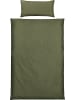 Erwin Müller Perkal Bettwäsche Günzburg in oliv