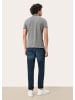 QS Polo-Shirt in 9730_grau meliert