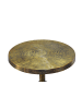FineBuy Beistelltisch in Gold / Aluminium / 30x30x56