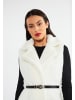 faina Damen Weste in Wollweiss