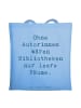 Mr. & Mrs. Panda Tote Bag Spruch Autorin Magie mit Spruch in Sky Blue