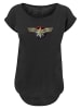 F4NT4STIC T-Shirt Marvel Captain Marvel Chest Emblem in schwarz