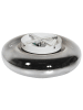 Beliani Deckenleuchten NITH in Silber - (W) 41 x (H) 12 x (L) 41 cm