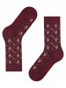 Burlington Socken X-Mas Argyle in Garnet