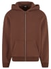 Urban Classics Urban Classics Zip-Kapuzenpullover in chocolatebrown