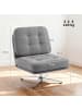 HOMCOM Loungesessel in Hellgrau 87L x 70B x 84H cm