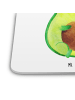 Mr. & Mrs. Panda Coaster Avocado Feier ohne Spruch in Weiß