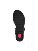 Tamaris Ledersandalen mit Keilabsatz – Comfort Schwarz