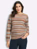 WITT WEIDEN Pullover in rotbraun-gemustert