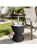 relaxdays Beistelltisch "Kühlfunktion" in Schwarz - 30 L