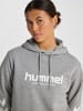 Hummel Verstellbare Taille Kapuzenpullover Hmllegacy Damen in GREY MELANGE