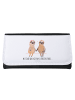 Mr. & Mrs. Panda Portemonnaie für Damen Faultier Pärchen mit Spruch in Weiß
