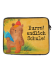 Mr. & Mrs. Panda Laptoptasche Bär Schultüte Design mit Spruch in Weiß