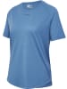 Hummel T-Shirt Raglanärmel Hmlmt Vanja Damen in CORONET BLUE