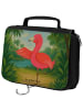 Mr. & Mrs. Panda Beauty Case Flamingo Yoga Design ohne Spruch in Weiß