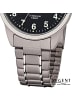 Regent Analog-Armbanduhr Regent Titan-Uhren grau, silber mittel (ca. 36mm)