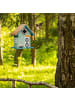 relaxdays Deko Vogelhaus in Bunt - (B)19 x (H)24,5 x (T)13,5 cm