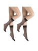 Hudson Feinsöckchen Simply 20 To Go 2-Pack matt in Black