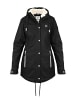 MADSea Winter Regenparka gefüttert halblang in schwarz