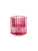 MARELIDA Kerzenhalter 2in1 für Teelichter und Stabkerzen H: 5,9cm in pink