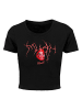 Mister Tee Cropped Tee in black
