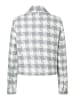 More & More kurze, weite, karierte Jacke in houndstooth grey