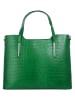Cluty Handtasche echt Leder in grün