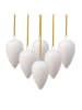 like. by Villeroy & Boch 6er Set Ornamente Tropfen Winter Glow in beige